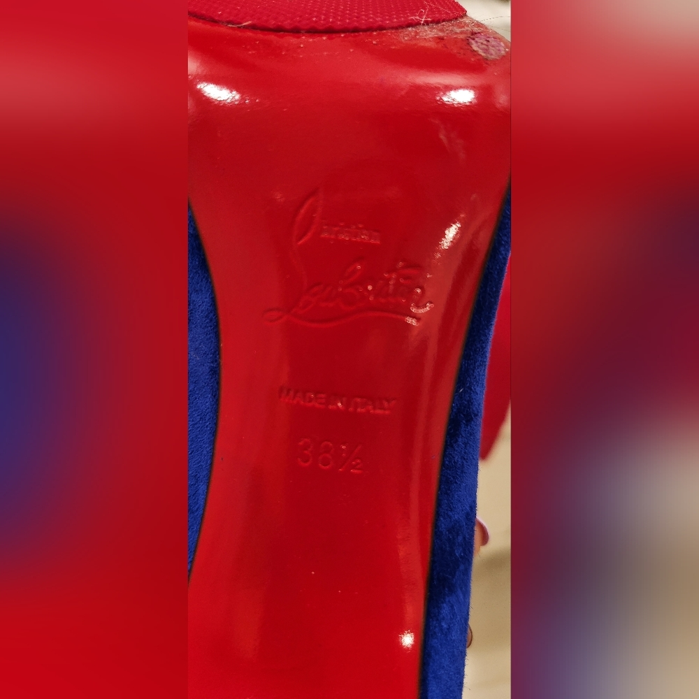 Christian Louboutin Veau Velours Drama pumps 100 Size 38.5 or 9 - Picture 10 of 16